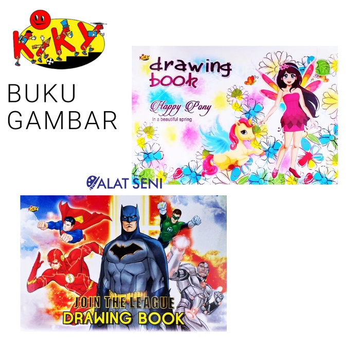 Jual Buku Gambar Kiky Kecil Ukuran 26 X 18 Cm Drawing Book Satuan