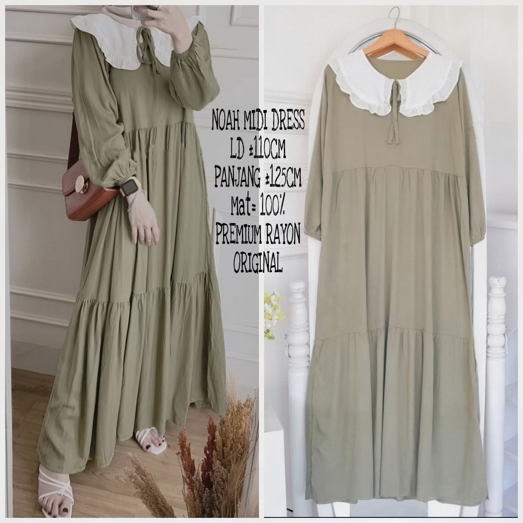 Midi dress outlet shopee