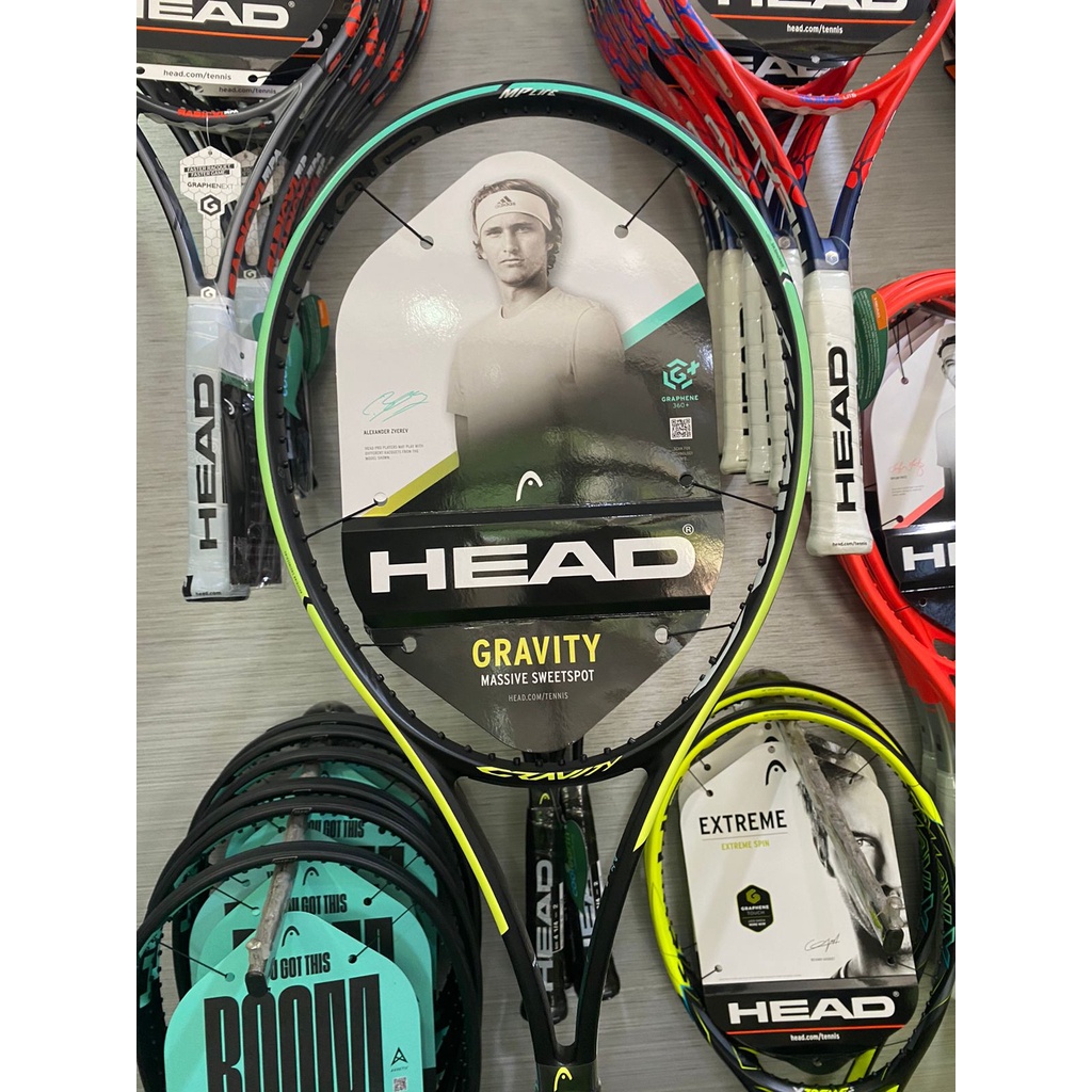 Jual Raket Tenis HEAD GRAVITY MP LITE 2021 (280g / 100 inc / Grip Size