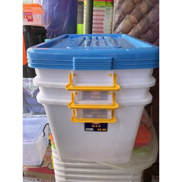Jual SHINPO - MAX CONTAINER BOX 95 LITER / KOTAK PENYIMPANAN SERBAGUNA ...