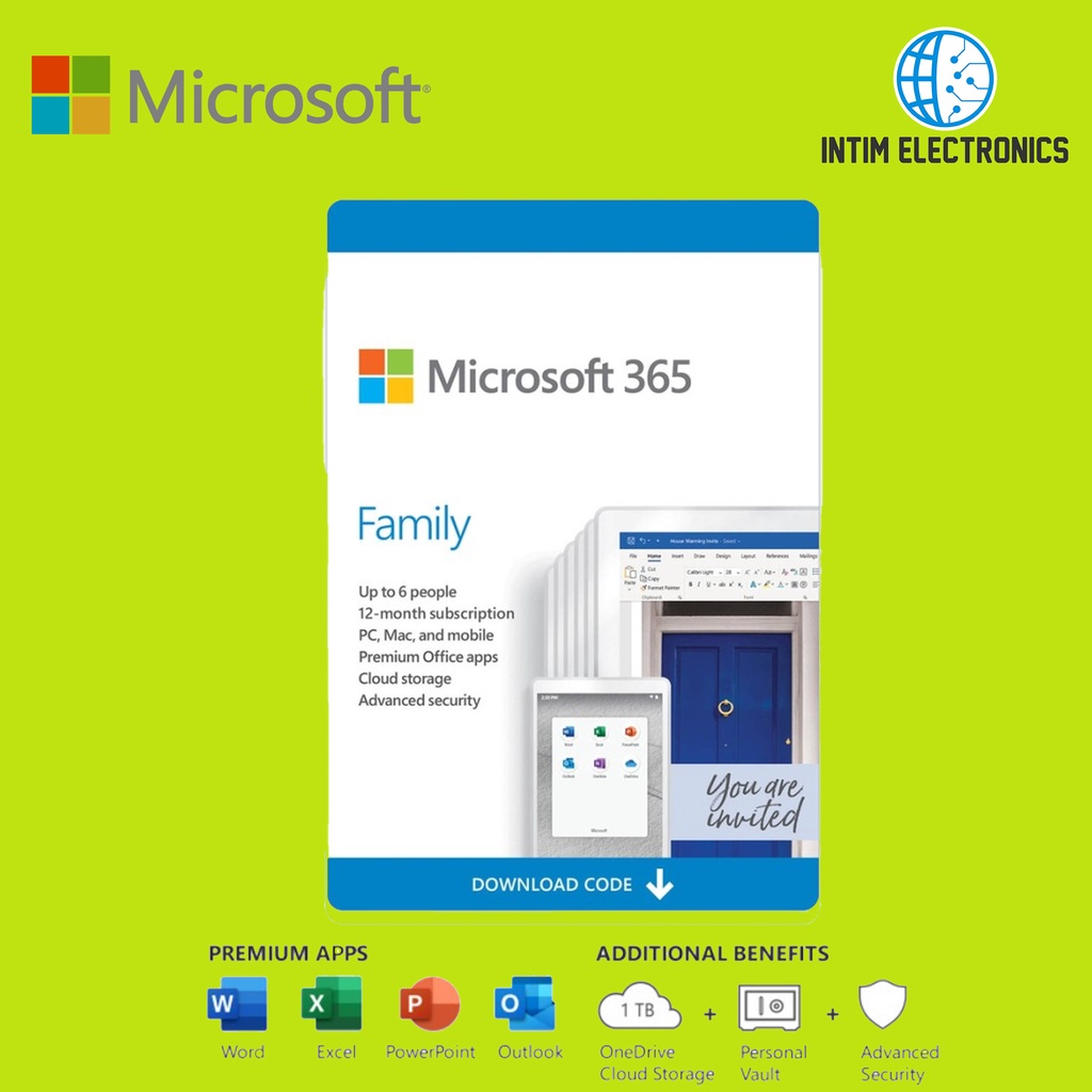Jual Microsoft 365 Family ESD Electronic Software Delivery (ESD