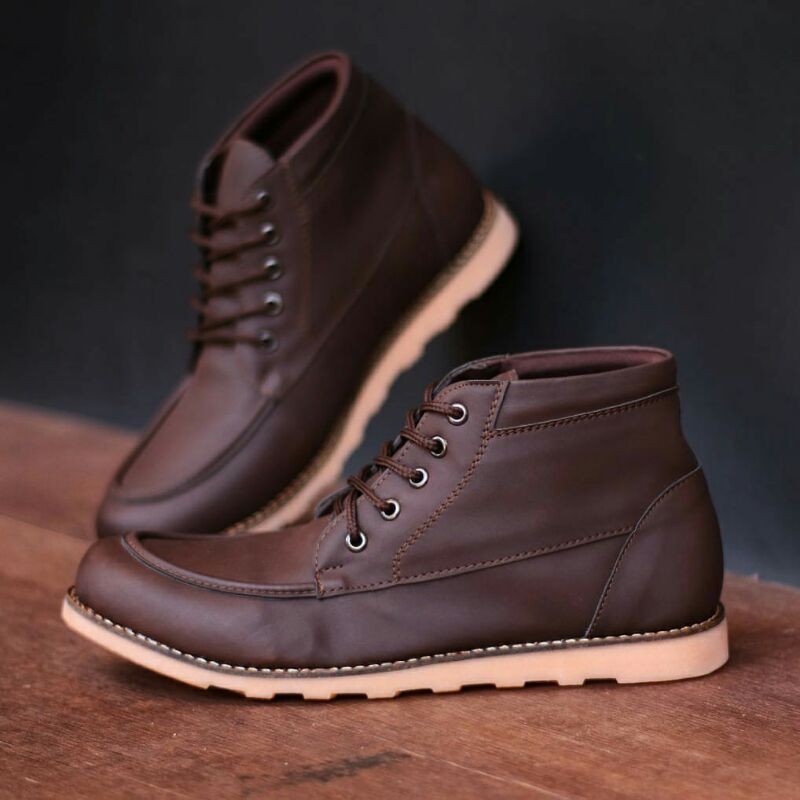Jual MR. JOE HARLEY-SEPATU BOOT KULIT JENGGEL MOGE TOURING OUTDOOR ...