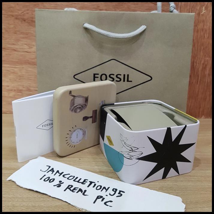 Kotak Fossil Original Manual Book Dan Paper Bag Kotak Jam