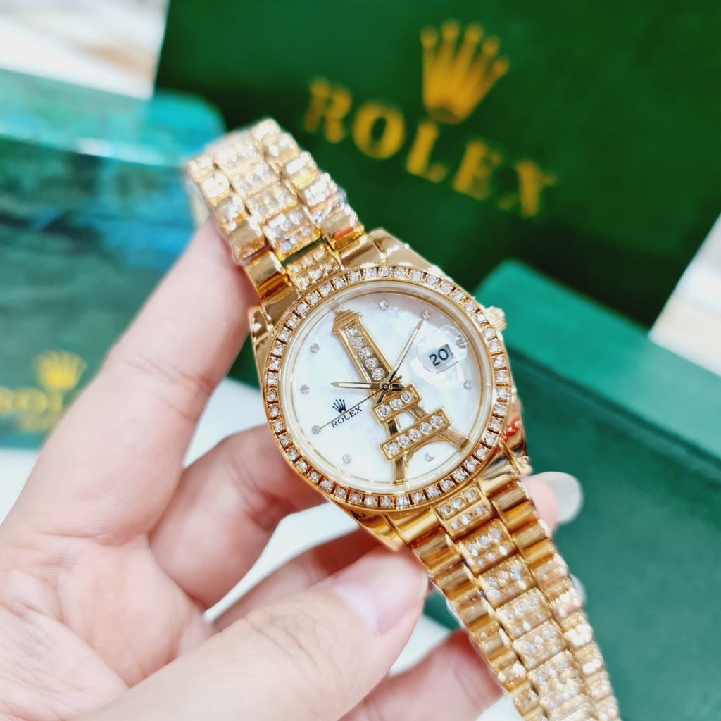 Jam Tangan ROLEX 9109 Eiffel Wanita Jam Tangan Terlaris Jam Tangan Cewek Model Paris