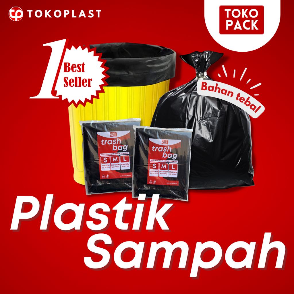 Jual Kantong Plastik Sampah Hitam Besar Trash Bag Ukuran 90 X 120 Tebal Tidak Mudah Pecah Sobek 2208