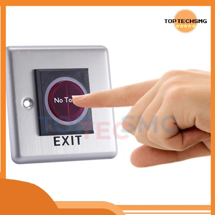 Jual TOPTECHSMG Infrared Contactless Exit Button Access Control No ...