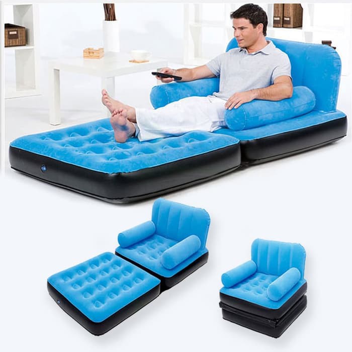 Jual Air Sofa Double Kursi Angin Duduk Inflatable Bed Sofa Dobel ...