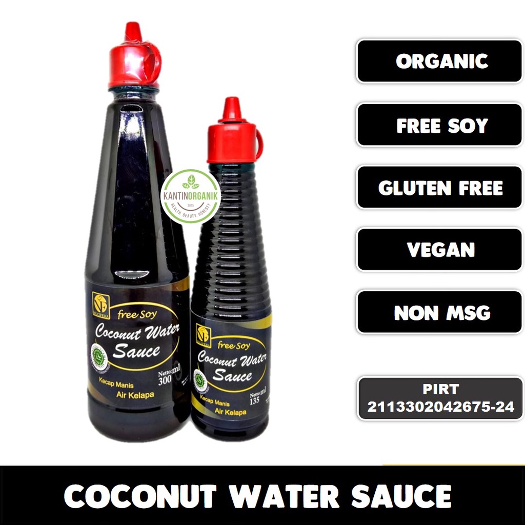 Jual Coconut Water Sauce / Kecap Manis Air Kelapa Nucifera 135ml