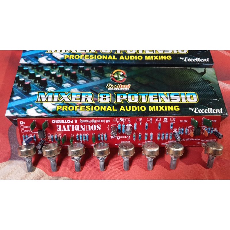 Jual KIT MIXER YAMAHA 8 POTENSIO AUDIO MIXING BY EXCELLENT | Shopee