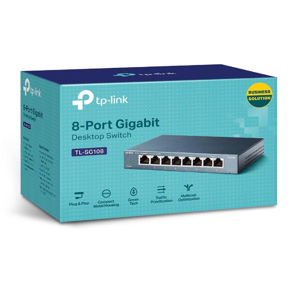 Jual TP LINK TLSG108 Besi (1000Mbps) Gigabit Desktop Switch Hub 8port