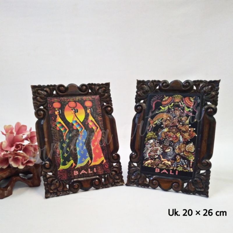 Jual pajangan meja frame gambar bali hiasan meja dekorasi frame bali ...