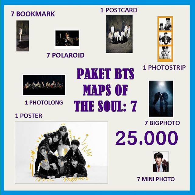 Jual PAKET BTS MAPS OF THE SOUL: 7 | Shopee Indonesia