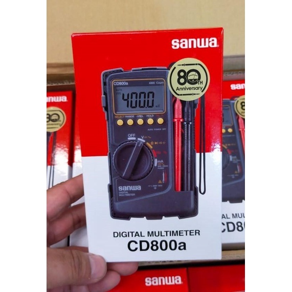 Jual Measuring Multi Tester Digital Sanwa Cd800A Multimeter Cd 800 A Shopee Indonesia