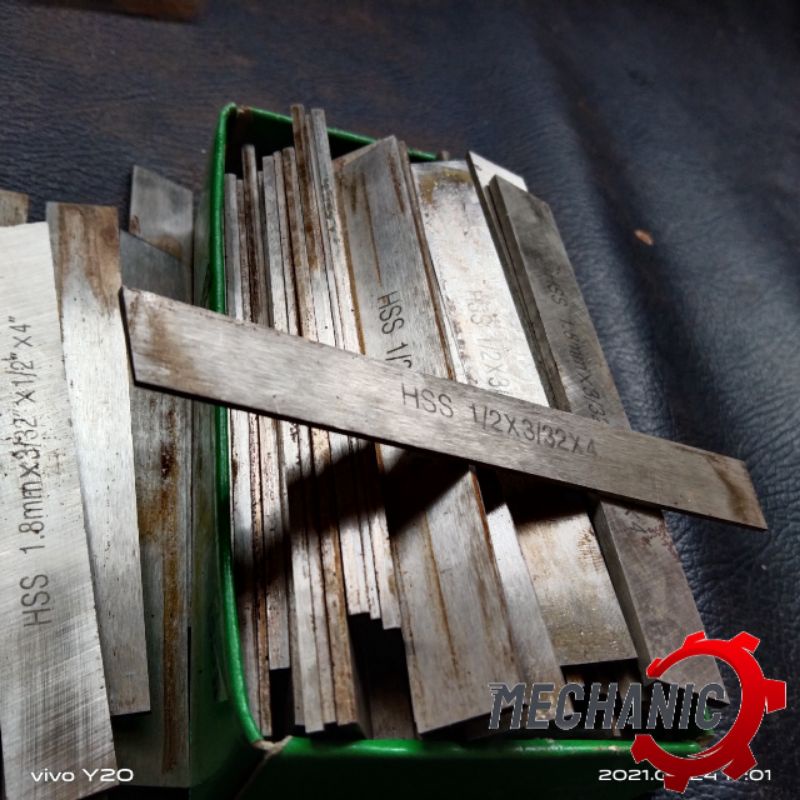 Jual Pisau Potong pahat bubut 1/2x3/32x4 inch // pahat bubut hss ...