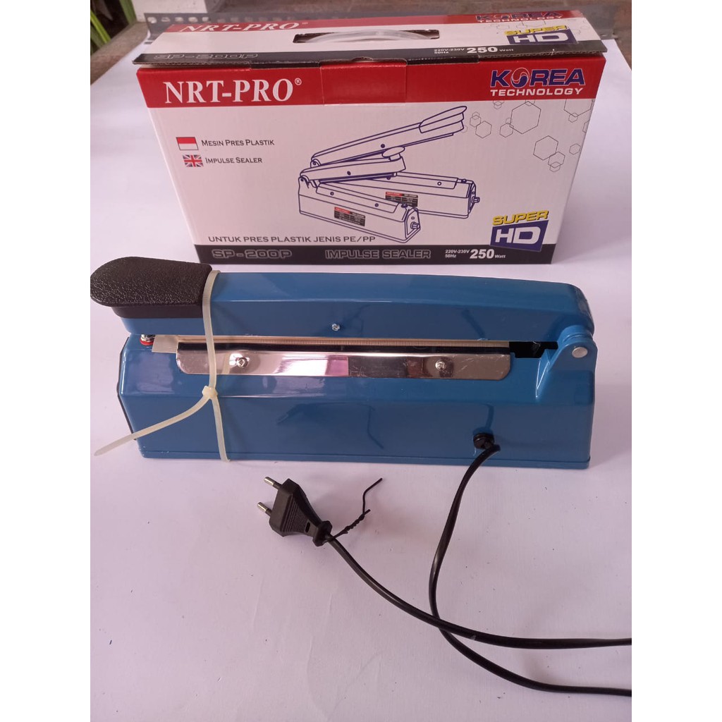 Jual Mesin Press Plastik Alat Pres Plastik Sealer Nrt Pro 300 Body