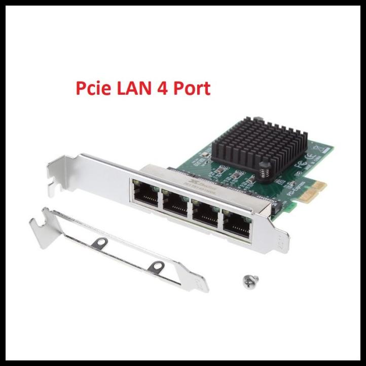 Jual Lan Card Port Pcie Realtek Gigabit Lan Ethernet Quad Port High Speed Shopee Indonesia