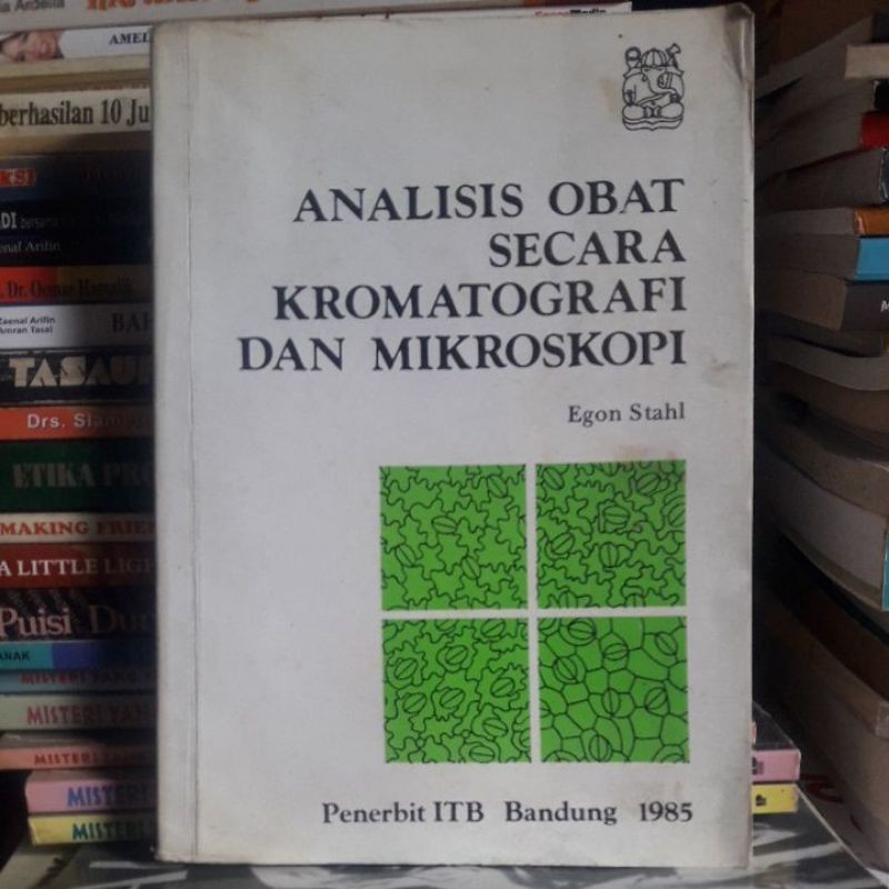 Jual BUKU ANALISIS OBAT SECARA KROMATOGRAFI DAN MIKROSKOPI | Shopee ...