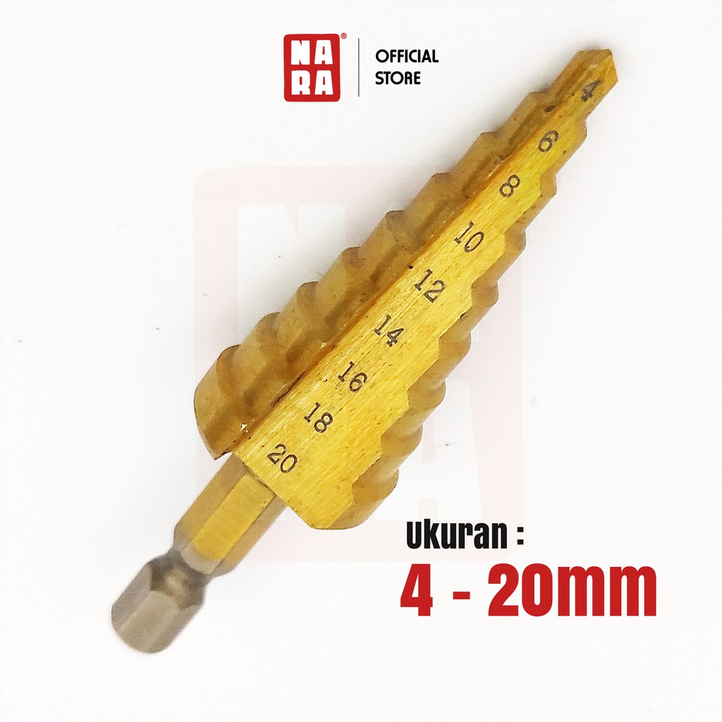 Jual Mata Bor Besi Multi Step Drill Dril 4 20mm Pagoda Tangga Payung Drill Bits Pagoda Cone