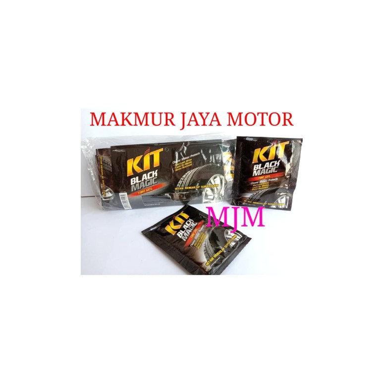 Jual Kit Black Magic Cairan Semir Ban Sachet 35ml Shopee Indonesia