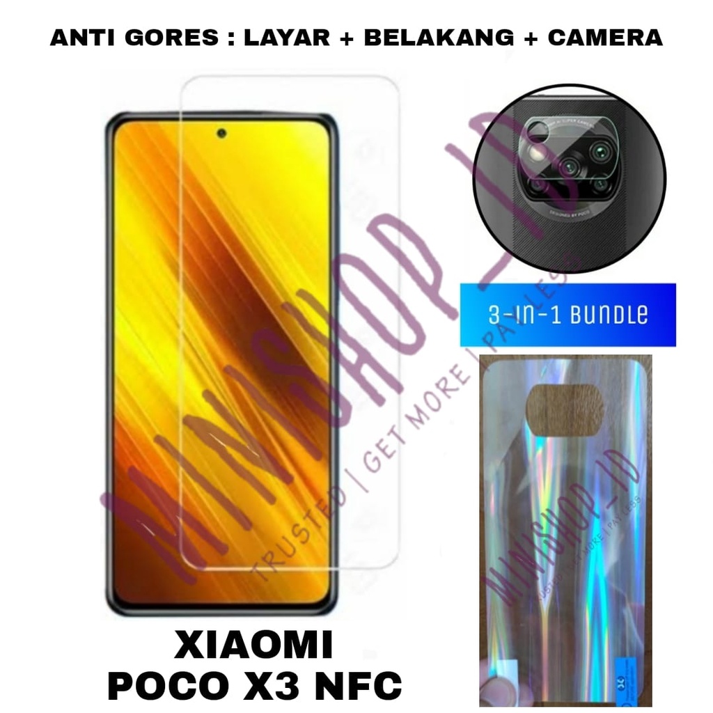 Screen Guard Anti Gores Poco X3 Nfc XIAOMI POCO X3 PRO X3 NFC
