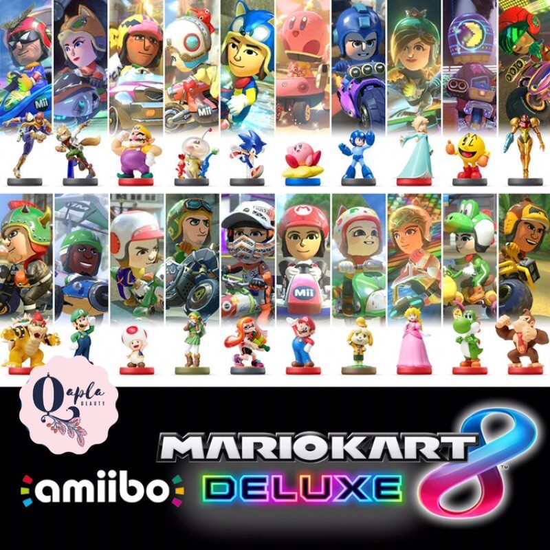 Jual Amiibo Card Mario Kart Deluxe 8 Clone Full Set (20 pcs card) Shopee Indonesia