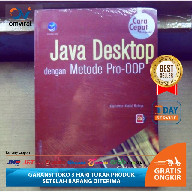 Jual Buku Coding Pemrograman Java Desktop Dengan Metode Pro OOP Dasar ...