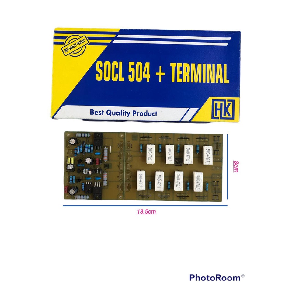 Jual KIT SOCL 504 + TERMINAL kit socl 504 + tr pcb fiber HK | Shopee