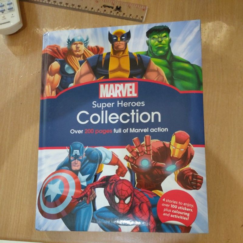 Jual Marvel Super Heroes Collection buku cerita/mewarnai buku impor ...