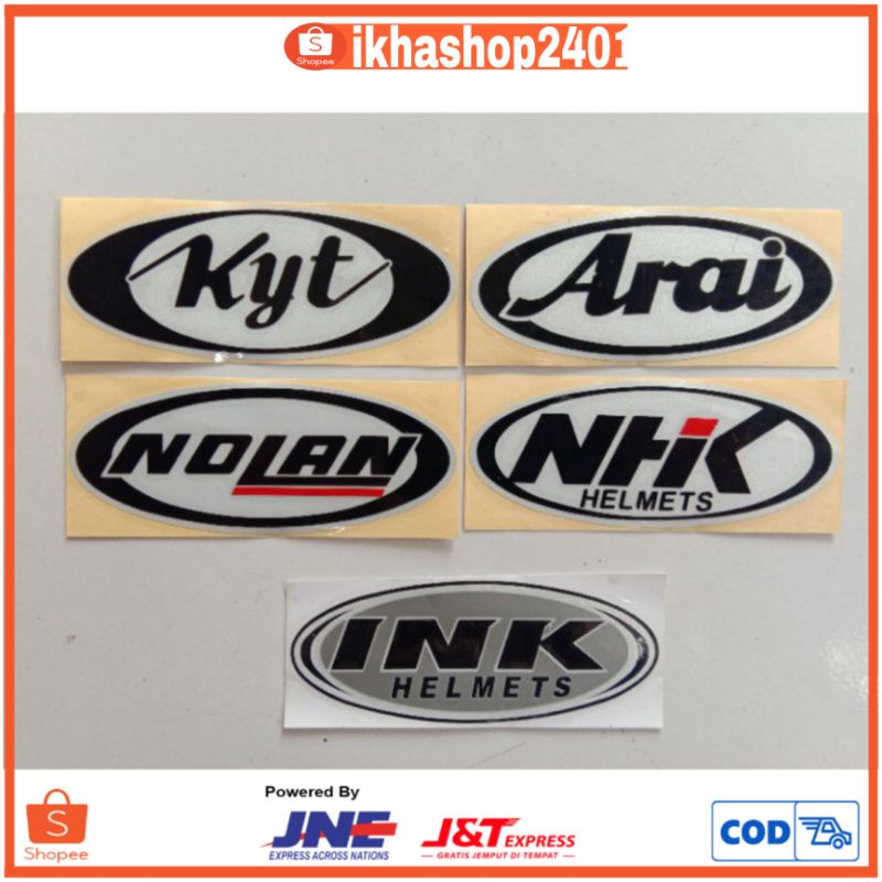 Jual Terlaris Sticker Kyt Aray Nolan Nhk Ink Cutting Stiker Helm Cod