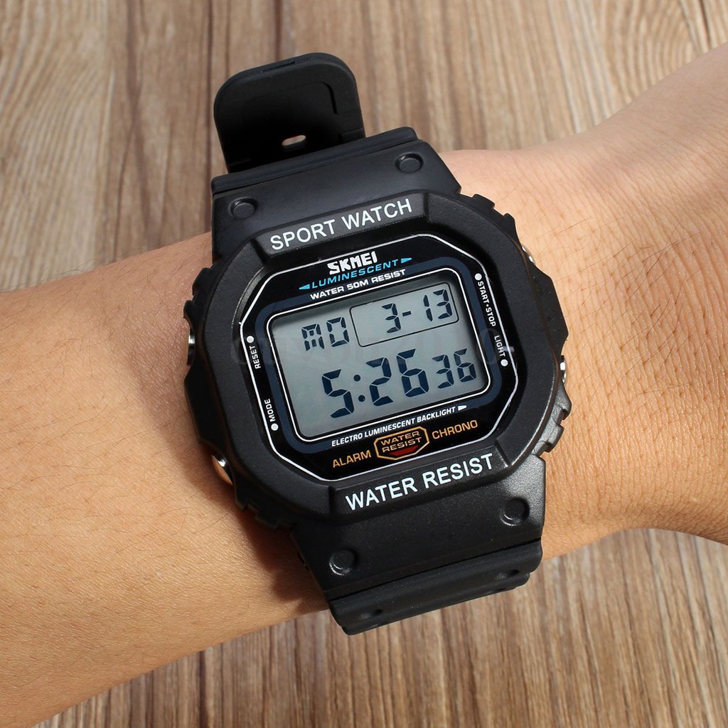 Jual skmei 1134 outdoor dg1134 jam tangan pria waterproof Shopee Indonesia