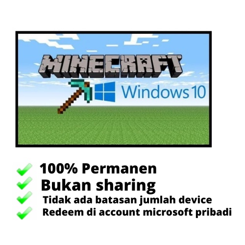 Jual Minecraft Windows 10 Edition PC game Original Microsoft / PC ...
