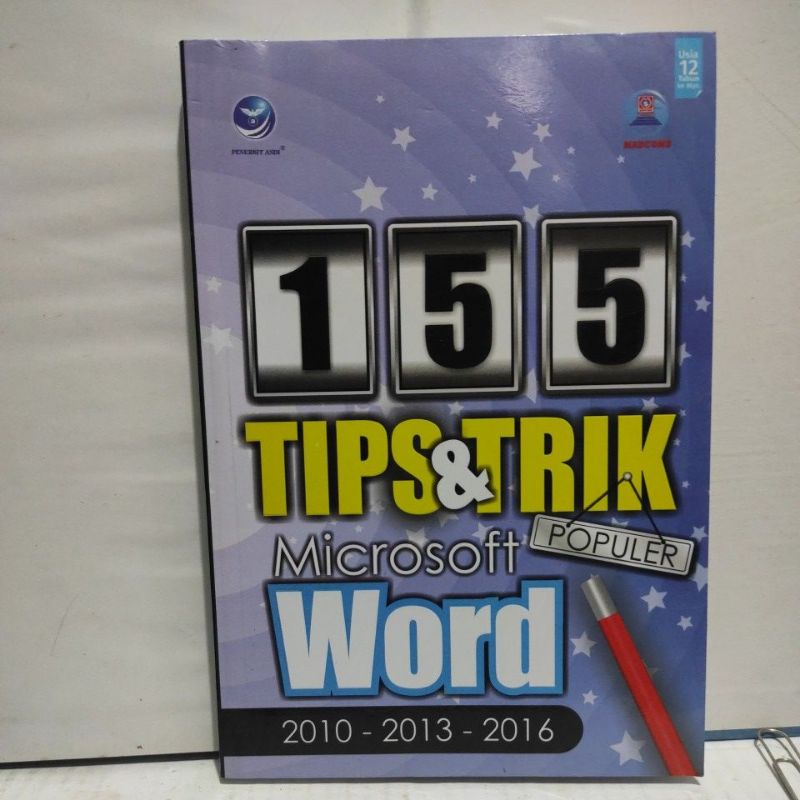 Jual Buku 155 Tips Dan Trik Populer Microsoft Word 2010 2013 2016 ...