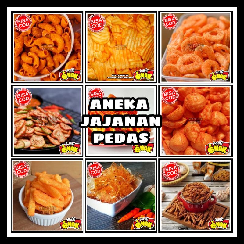 Jual Basreng Pedas 125 Gram Baso Goreng Pedas Snack Kiloan Cemilan