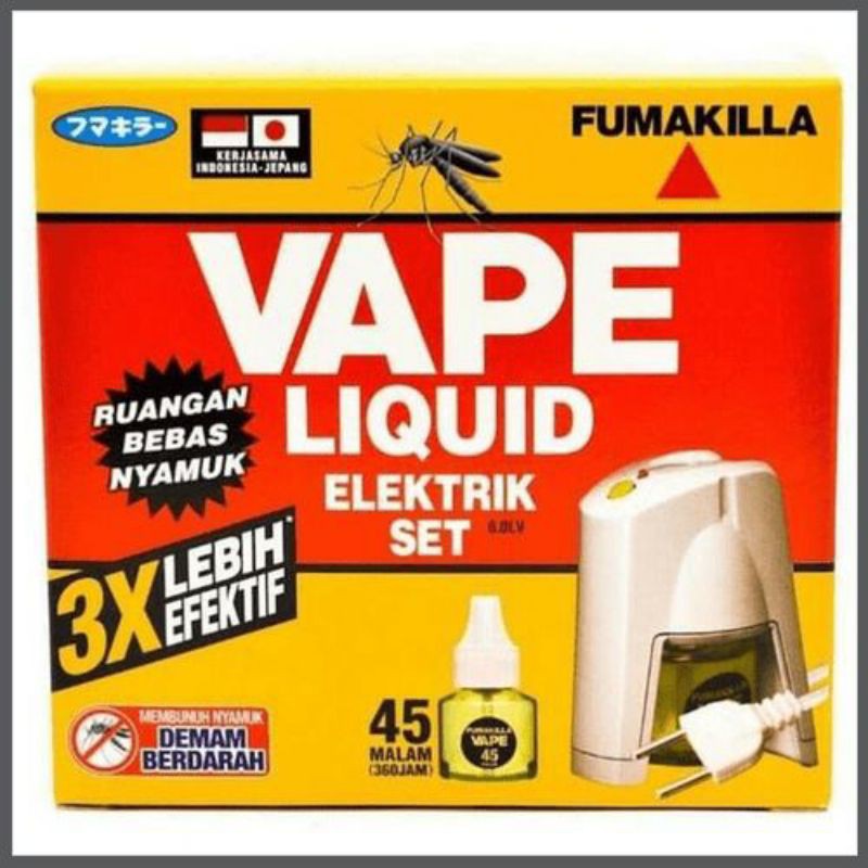 Jual Obat Nyamuk Vape Liquid Elektrik Set Lengkap Alat Dan Refill 45 Malam Shopee Indonesia 0531