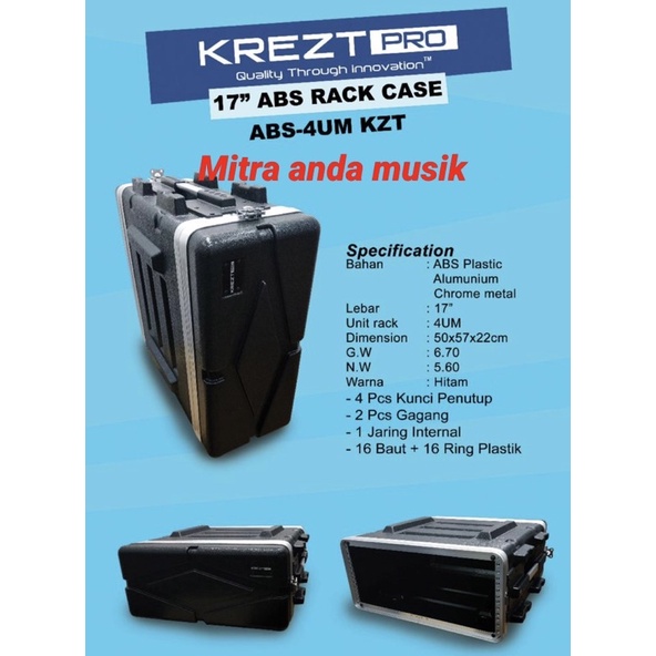 Jual Rak sound rak case hardcase skb krezt abs4um 4u | Shopee Indonesia