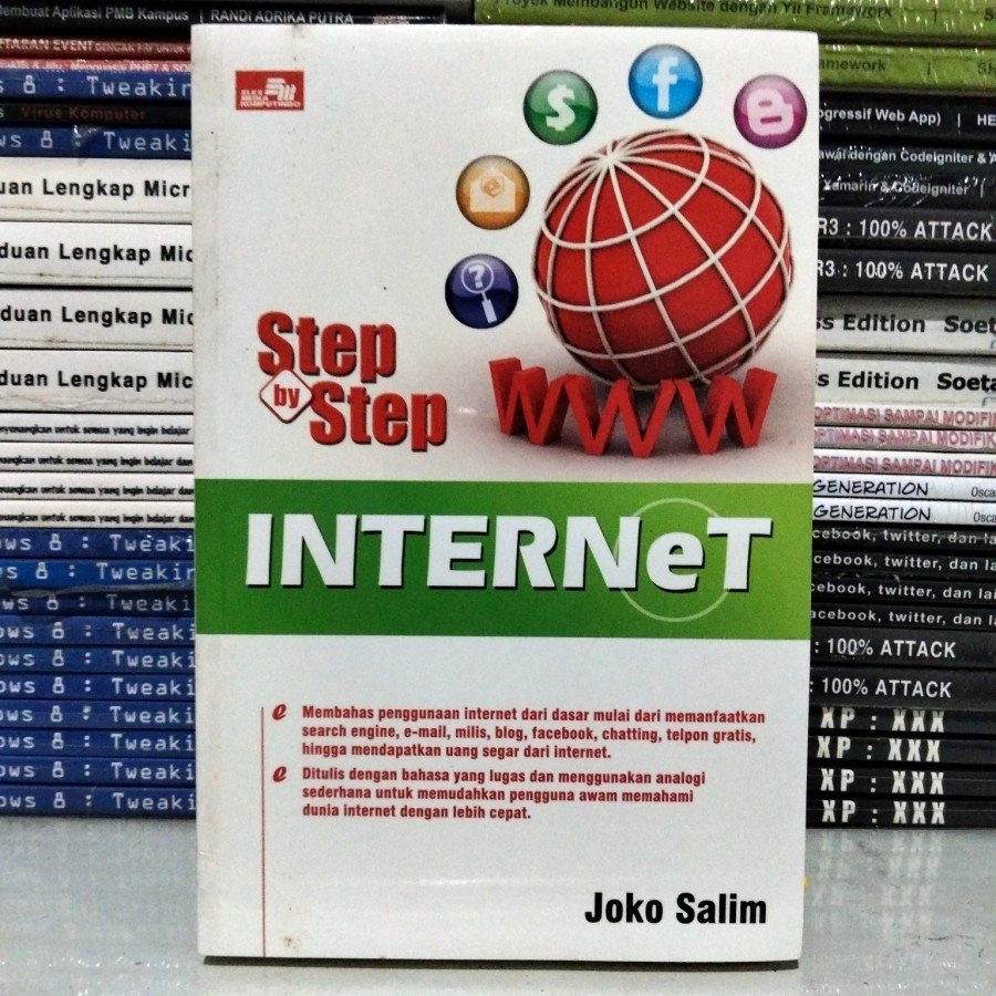Jual Buku Step by Step INTERNET (JOKO SALIM) | Shopee Indonesia