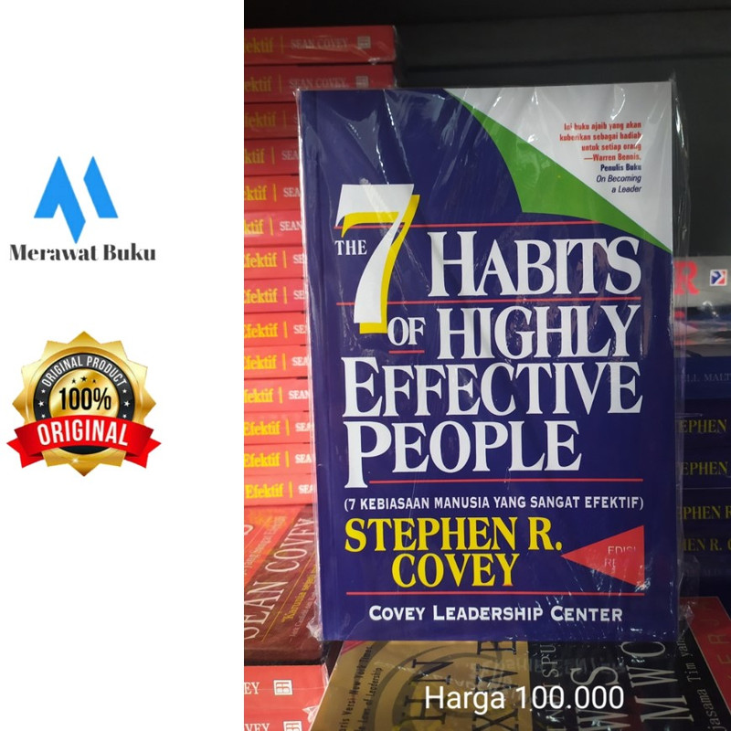 Jual the 7 Habits of Highly effective People Karya Stephen R Covey ...