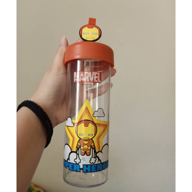 Jual Botol Minum Marvel Iron Man Original Miniso Shopee Indonesia