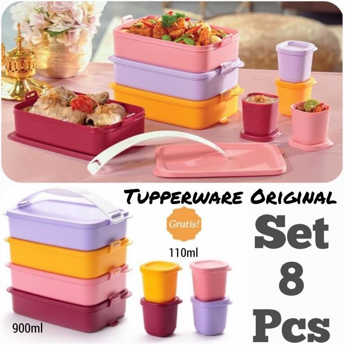 Jual Tupperware Rantang Wadah Piknik Memyimpan Nasi Lauk Roti Sayur ...