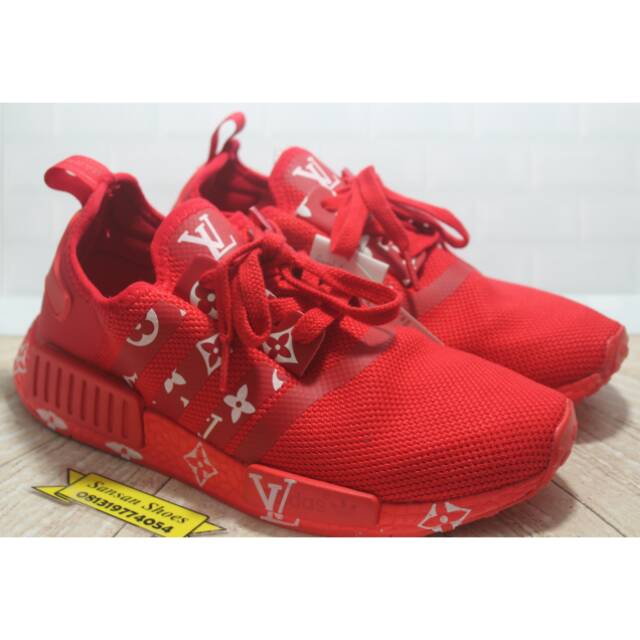 Jual Sepatu Adidas NMD R1 Louis Vuitton Red Shopee Indonesia