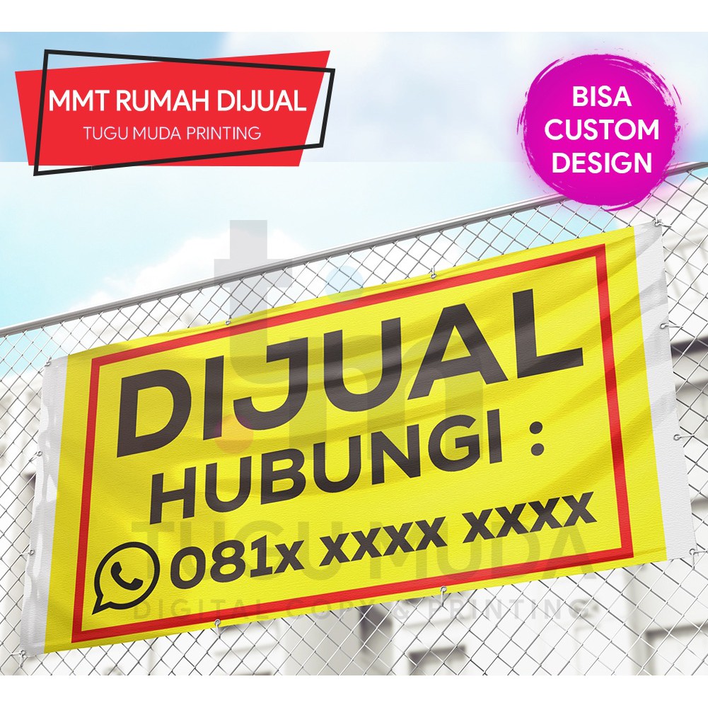 Jual Cetak MMT|Spanduk -Jual/Sewa-Rumah Dijual-Disewakan-Dikontrak ...