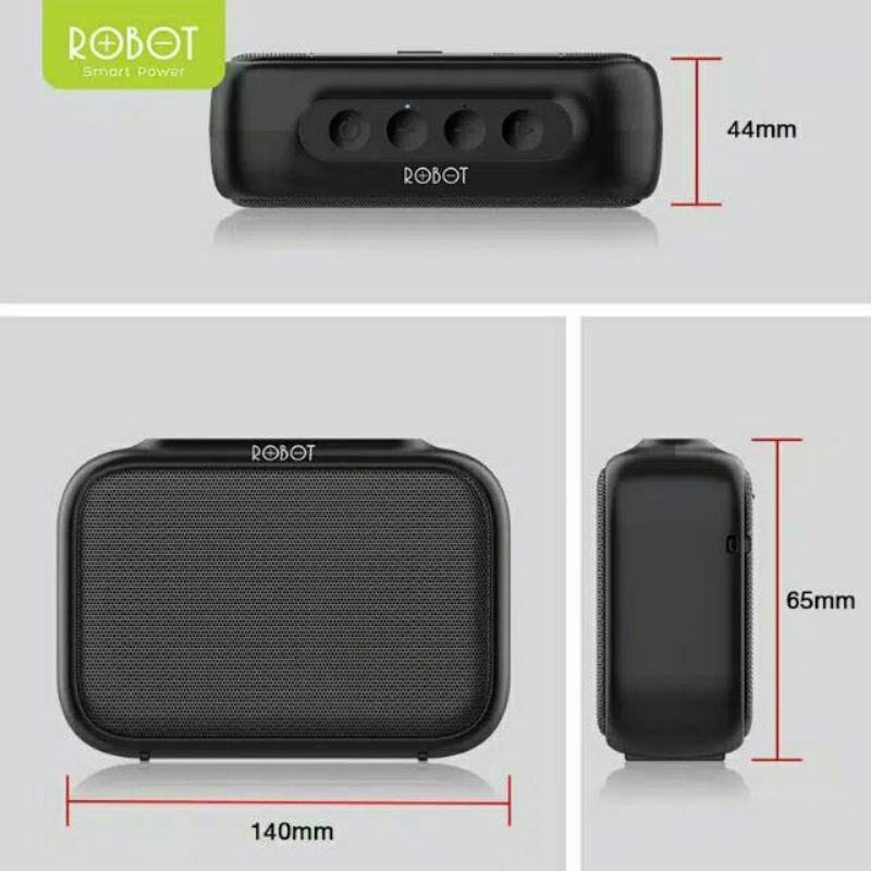 Jual SPEAKER BLUETOOTH ROBOT RB100 MUSIC BOX PORTABLE WIRELESS SUPER ...