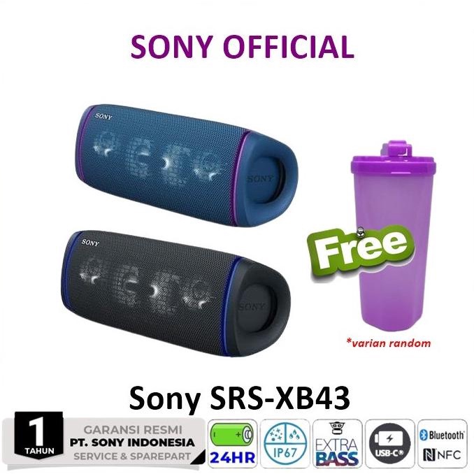 Jual Sony SRS-XB43 Extra Bass Portable Bluetooth Speaker SRS XB 43 ...