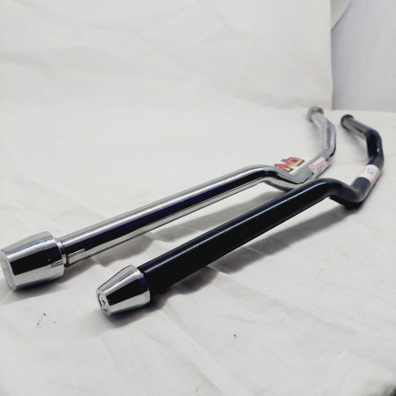 Jual STANG PENDEK STIR RZR SET JALU CROME PNP RX KING | Shopee Indonesia