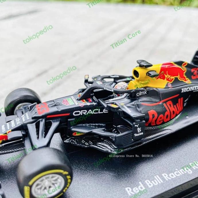 Jual Bburago Diecast Mobil Formula 1 Red Bull RB16B 2021 Arylic Edition ...