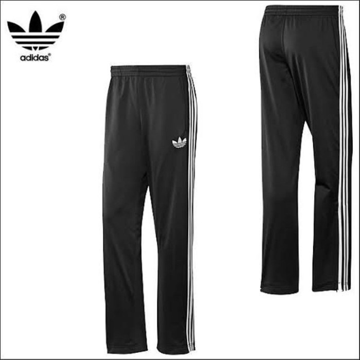 Jual CELANA PANJANG RUNNING ADIDAS ADI FIREBIRD TP BLACK WHITE
