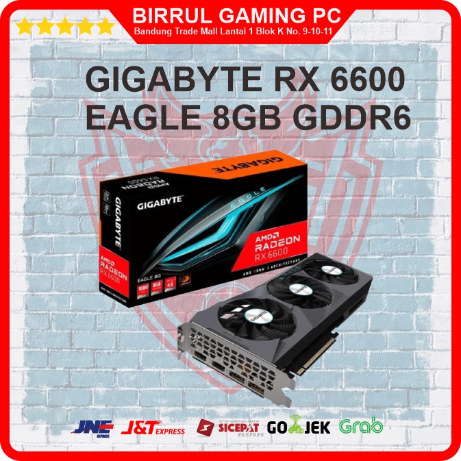 GIGABYTE AMD RADEON RX 6600 EAGLE 8GB GDDR6 Gaming Graphics Video Card EUR 212,77 - FR