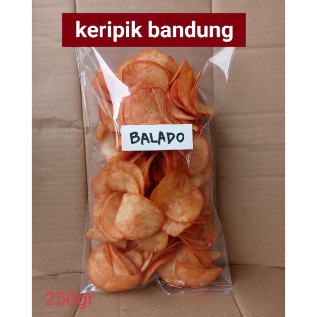 Jual keripik singkong rasa balado 250gr | Shopee Indonesia