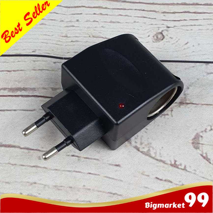 Jual Car Charger Switch EU Plug 12 V 500 MA Portable Shopee Indonesia