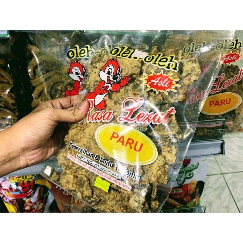 Jual Keripik Paru Sapi 210g Cemilan Snack Makanan Ringan Super Snack